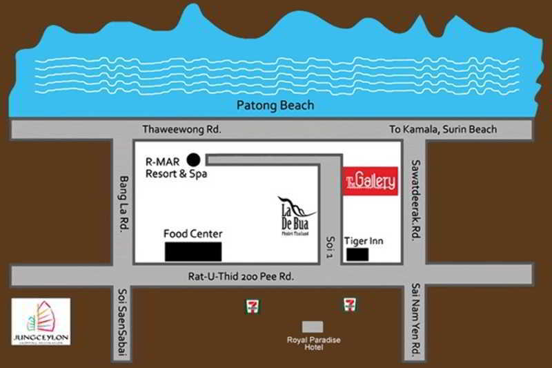 La De Bua Hotel Patong Eksteriør billede